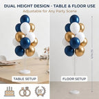 Balloon Column Kit for Floor- Set of 2, Balloon Columns with Stand, Base and Pole, Balloon Tower Backdrop, alternate view 5