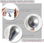 Balloon Column Kit for Floor- Set of 2, Base&Pole, Balloon Stand Holder on Floor or Table Centerpieces Backdrop, alternate
