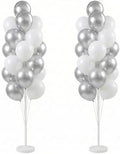 Balloon Column Kit Set of 2 With Balloons Included - with Base, and Pole, Balloon Tower Backdrop Decoration for