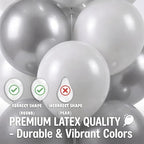 Balloon Column Kit Set of 2 With Balloons Included - with Base, and Pole, Balloon Tower Backdrop Decoration for, alternate