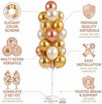 Balloon Column Kit Set of 2 With Balloons Included - with Base, and Pole, Balloon Tower Backdrop Decoration for, alternate