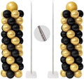 Balloon Column Stand Kit, Set of 2, 6.6ft Height Adjustable Column Kit, Metal Telescopic Pillar Balloon Stand