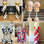 Balloon Column Stand Kit, Set of 2, 6.6ft Height Adjustable Column Kit, Metal Telescopic Pillar Balloon Stand, alternate view