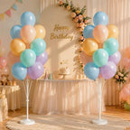 Balloon Column Stand Kit with Balloons, Base and Pole, Balloon Column Kit for Floor or Table Backdrop Decoration, alternate
