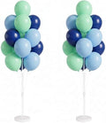 Balloon Column Stand Kit with Base Pole for Floor or Table Party in 2 Count (Pack of 1) in Blue Mint