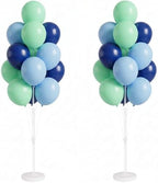 Balloon Column Stand Kit with Base Pole for Floor or Table Party in 2 Count (Pack of 1) in Blue Mint