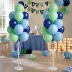 Balloon Column Stand Kit with Base Pole for Floor or Table Party in 2 Count (Pack of 1) in Blue Mint, alternate view 7