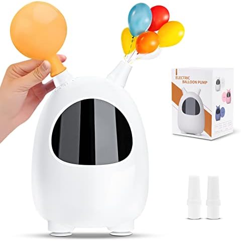 Balloon Pump Electric, SPLAKS Balloons Inflator Air Pump Portable Balloon Blower for Garland Arch, Party