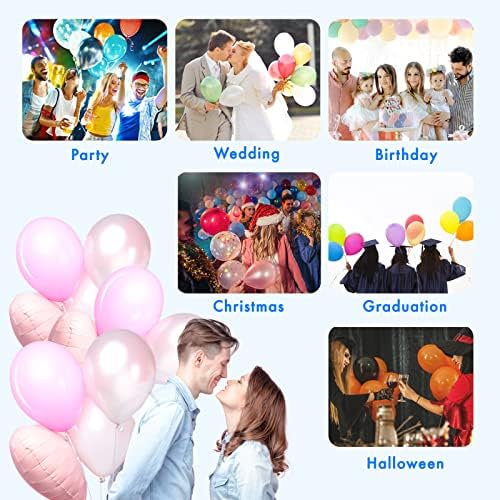Balloon Pump Electric, SPLAKS Balloons Inflator Air Pump Portable Balloon Blower for Garland Arch, Party, alternate view 6