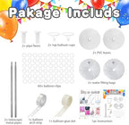 Balloon Stand, Balloon Arch Stand, 7 Feet Balloon Arch Kit of 2, Adjustable Metal Balloon Column Stand for, alternate view 3