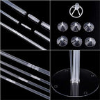 Balloon Stand Kit for Party and Wedding Decorations Celebrations 4 Sets Balloon Stands fot Table with 28 Sticks, alternate