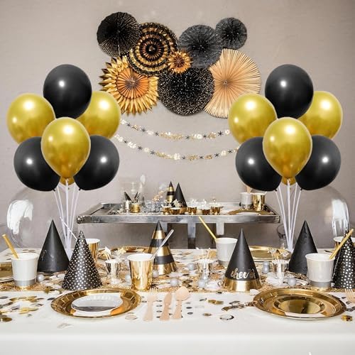 Balloon Stand Kit For Table - 10 Sets Balloon Sticks with Base For Birthday Graduation Party Decorations in 10, alternate
