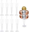 Balloon Stand Kit For Table - 8 Sets Balloon Sticks with Base For Birthday Graduation Party Decorations in 8