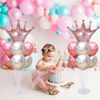 Balloon Stand Kit For Table - 8 Sets Balloon Sticks with Base For Birthday Graduation Party Decorations in 8, alternate view