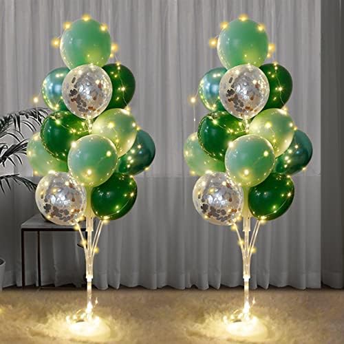 Balloon Stands Floor Column Kit Party Decorations Forest Theme in 2 Count (Pack of 1) in Green
