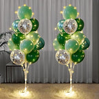 Balloon Stands Floor Column Kit Party Decorations Forest Theme in 2 Count (Pack of 1) in Green