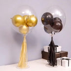 Balloon Sticks with Base, 10 Pack 17"Tall Clear Balloon Stick Stands Holder for Table Top Centerpieces for 10 to, alternate