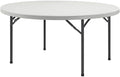 Banquet Table, 60 by 60 by 29-1/2-Inch, Platinum