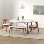 Banquet Table, 60 by 60 by 29-1/2-Inch, Platinum, alternate view 2