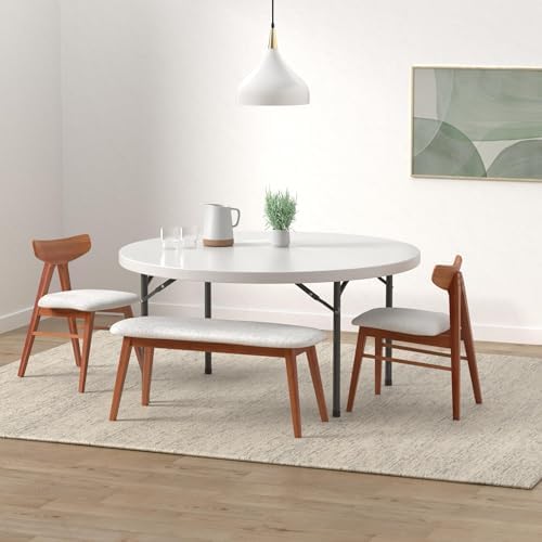 Banquet Table, 60 by 60 by 29-1/2-Inch, Platinum, alternate view 2