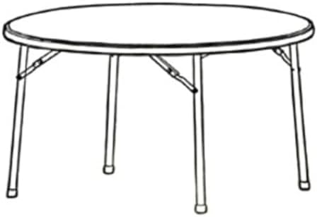 Banquet Table, 60 by 60 by 29-1/2-Inch, Platinum, alternate view 7