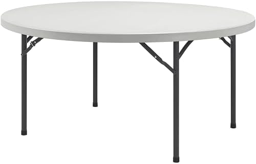 Banquet Table, 71 by 71 by 29-1/4-Inch, Platinum, alternate view 4