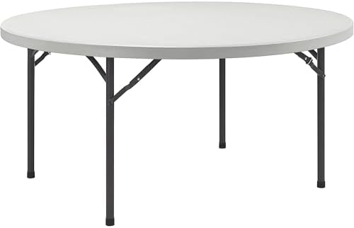 Banquet Table, 71 by 71 by 29-1/4-Inch, Platinum, alternate view 6