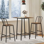 Bar Table, Kitchen Dining Table, Bar Counter Height Table, Pub Color Matching Breakfast Table, for Dining Room, alternate