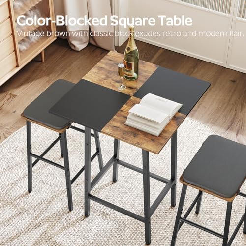 Bar Table, Kitchen Dining Table, Bar Counter Height Table, Pub Color Matching Breakfast Table, for Dining Room, alternate