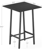 Bar Table, Kitchen Dining Table, Bar Counter Height Table, Pub Color Matching Breakfast Table, for Dining Room, alternate