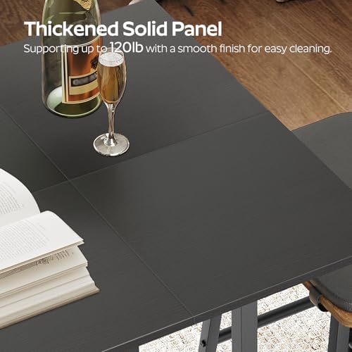 Bar Table, Kitchen Dining Table, Bar Counter Height Table, Pub Color Matching Breakfast Table, for Dining Room, alternate