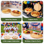 Baseball Party Decorations Wooden Baseball Charcuterie Board, Serving Tray for Sports Birthday, Game Day, Team, alternate