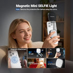 Basics Selfie Light Compatible with MagSafe iPhone, NL45B Black, alternate view 3