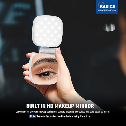 Basics Selfie Light Compatible with MagSafe iPhone, NL45B White, alternate view 2