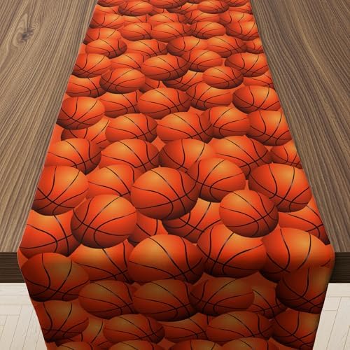 Basketball Party Decorations - Basketball Table Runner, alternate view 7
