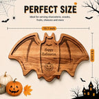 Bat Charcuterie Board, Wooden Serving Tray in Wood, alternate view 3