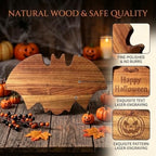 Bat Charcuterie Board, Wooden Serving Tray in Wood, alternate view 6