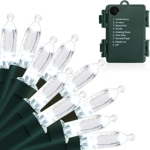 Battery Operated Christmas Light, 33ft 100 LED Mini String Light