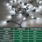 Battery Operated Christmas Light, 33ft 100 LED Mini String Light, alternate view 2