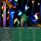 Battery Operated Christmas Lights, 4 Pack 17ft 50 LED Mini, alternate view 5