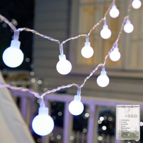Battery Operated String Lights, 21FT 60 LED Classroom Lights