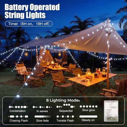 Battery Operated String Lights, 21FT 60 LED Classroom Lights, alternate view 3
