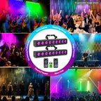 Battery Powered Stage Light Bar,2Pack 9LED RGBW 4IN1 Rechargeable Stage Wash Lights Bar Built-in 5200mAh Battery, alternate