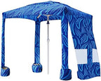 Beach Cabana, 6.5'×6.5' Beach Canopy, Easy Set up and Take Down, Cabana Tent with Sand Pockets, Instant Sun