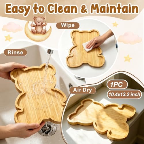 Bear Charcuterie Board Baby Shower Beary First Birthday Decorations Platter in Bear, alternate view 7