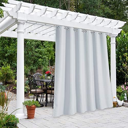 Bedroom Curtain Waterproof, Rustproof Grommet Triple Weave Textured Room Darkening Energy Saving Vertical Blinds