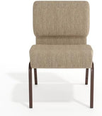 Beige 21" W Stacking Church Chair, 4-Pack, alternate view 5