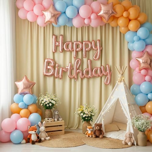 Beige Backdrop Curtain for Wedding Parties Backdrop Drapes 10x8FT in 10FTx8FT in Beige, alternate view 3