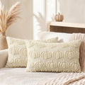 Beige Fall Pumpkin Throw Pillow Covers 12x20 Inch in 12x20 Inch