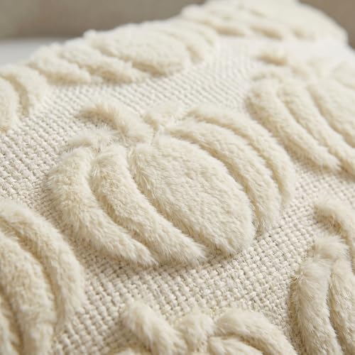 Beige Fall Pumpkin Throw Pillow Covers 20x20 Inch in 20x20 Inch, alternate view 6